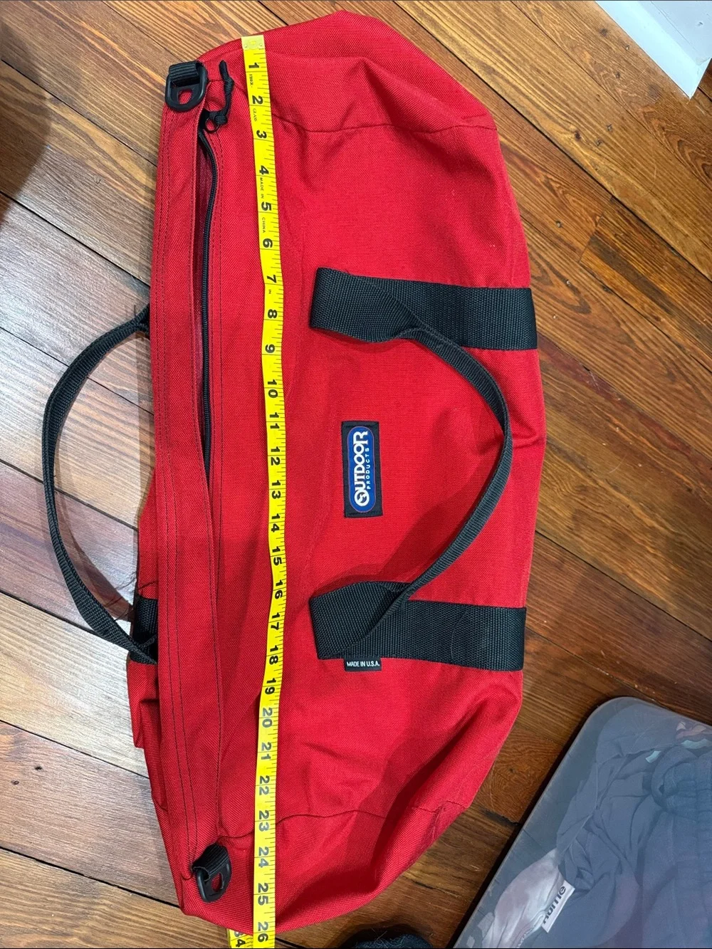 Outdoor Products University of Georgia Bulldogs Red Canvas Duffel Gym Bag